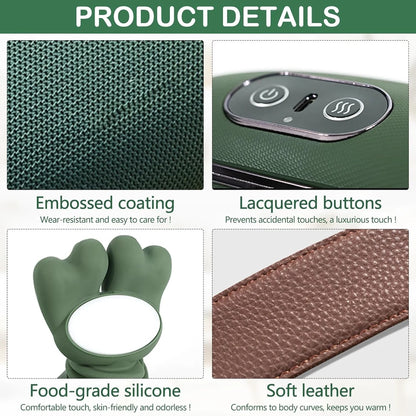 Neck Massager Bionic Heated Massager, Neck Massager for Pain Relief Deep Tissue, Simulated Human Hand Design for Pain Relief and Muscle Relax